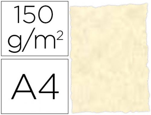 Papel pergaminho troquelado din a4 150 gr cor parchment topacio embalagem de 25 folhas , Michel , 73707 , 8422924555039